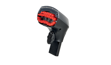 spazzola a setole rosse